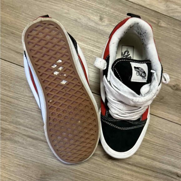 Vans Bold Red and Black Sneakers - Picture 5 of 8